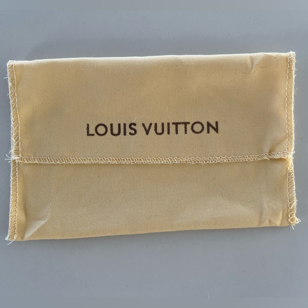 Louis Vuitton Dust Bag for a Compact Wallet, Key Card Holder or Zip Coin Pouch